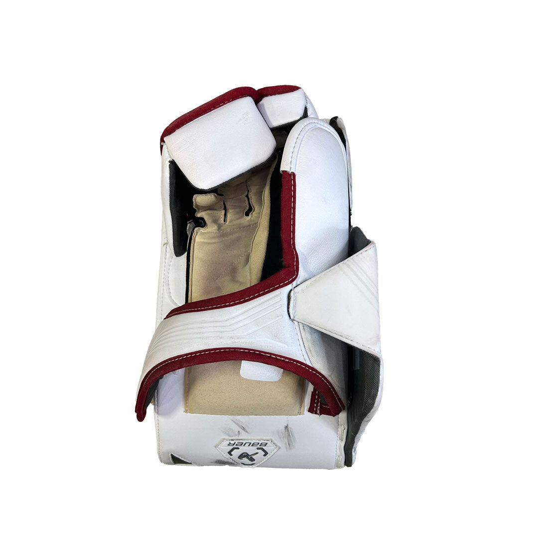 Bauer Vapor Hyperlite 2 - Ensemble complet de gardien de but Pro Stock d'occasion (blanc/rouge)